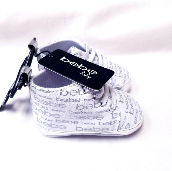 NWT, Bebe Baby Girl's Sneakers - Picture 5 of 7